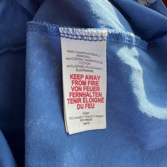 MINI BODEN Floral Butterfly Dress Girls 3-4 3T 4T Blue White Cotton Twirly Girl - Picture 8 of 8